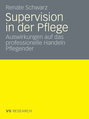 cover image of Supervision und professionelles Handeln Pflegender